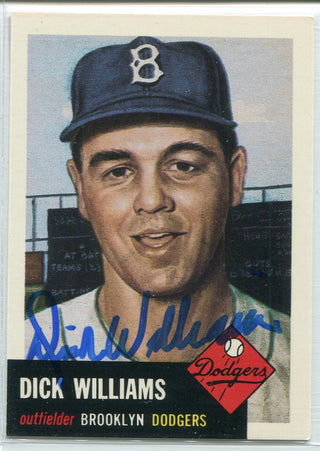 Dick Williams Autographed Topps Archive Card