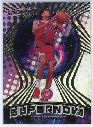 Cade Cunningham 2021-22 Panini Revolution Supernova Rookie Card #10