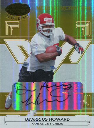 De'Arrius Howard Autographed 2006 Leaf Certified Rookie Card
