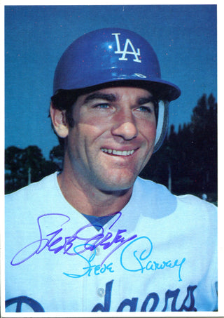 Steve Garvey Autographed 1980 Topps Over Sized Card