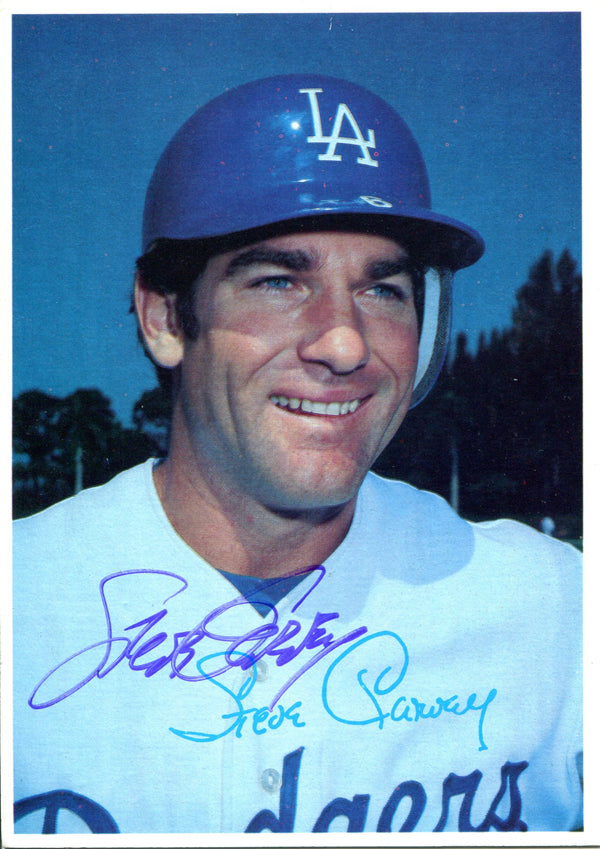 Steve Garvey Autographed 1980 Topps Over Sized Card