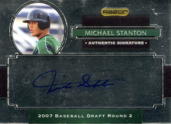 Michael Stanton Autographed Razor Card