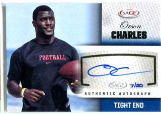 Orson Charles Sage Autographed Card #7/50