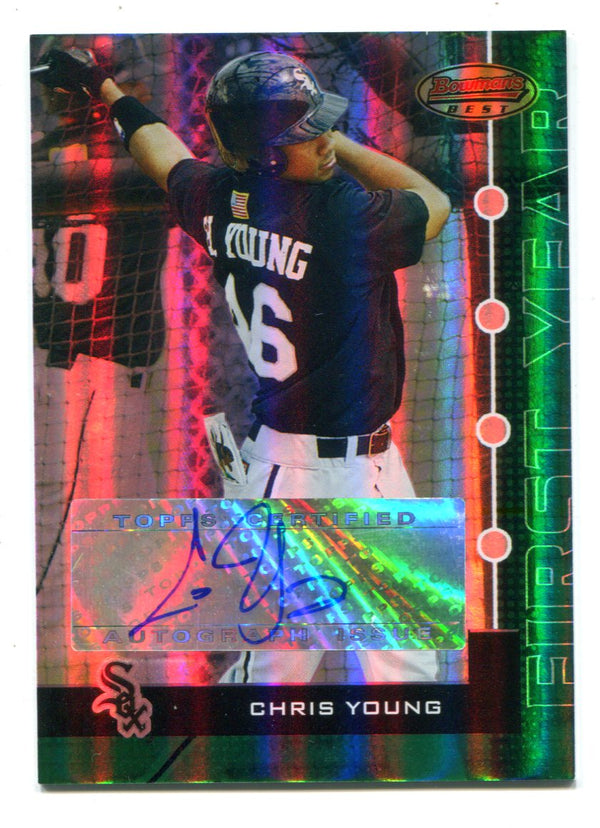 Chris Young 2005 Topps Bowmans Best #104 Auto Card /399