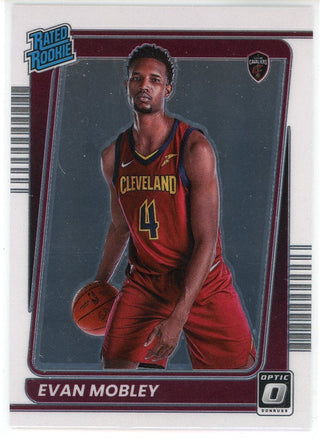 Evan Mobley 2021-22 Panini Donruss Optic Rated Rookie Card #175