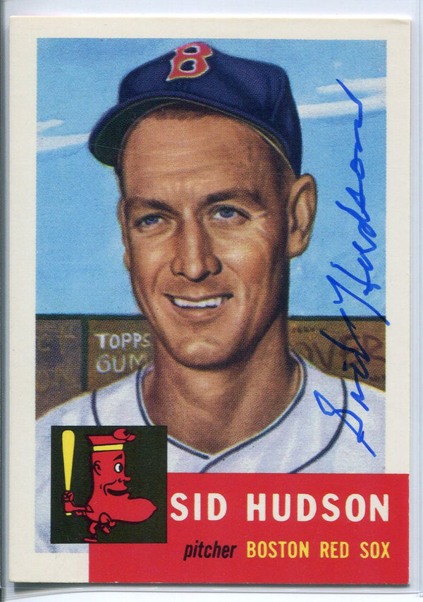 Sid Hudson Autographed Topps Archive Card