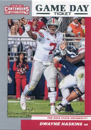 Dwayne Haskins 2019 Contenders Game Day Ticket Rookie Card