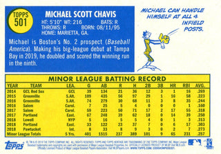 Michael Chavis 2019 Topps Rookie Card