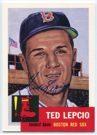 Ted Lepcio Autographed Topps Archive Card