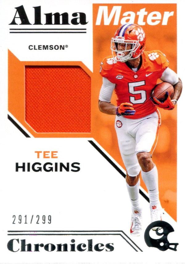 Tee Higgins 2020 Panini Chronicles Draft Picks Rookie Jersey Card
