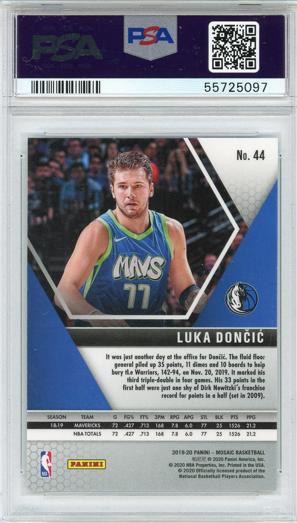 Luka Doncic 2019 Panini Mosaic Card #44 (PSA)