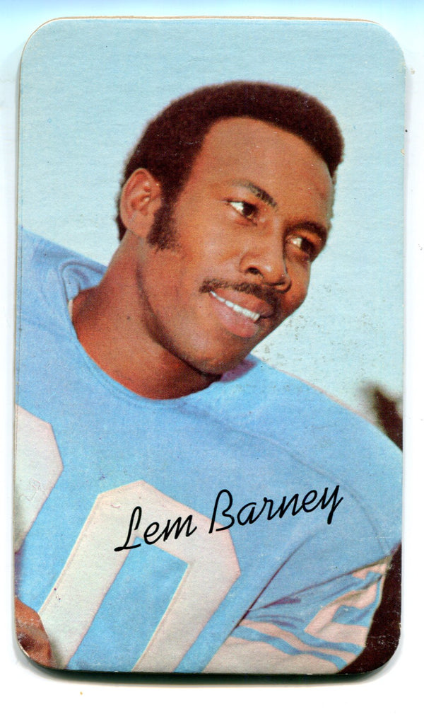 Lem Barney 1970 Topps Super #12 Card