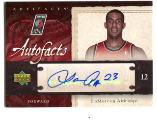 Lamarcus Aldridge 2007-08 Upper Deck Autofacts #AF-LA Autographed Card