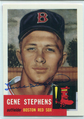 Gene Stephens Autographed Topps Archive Card