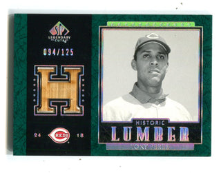 Tony Perez 2003 Upper Deck Historic Lumber Bat Card #BTP1 95/125