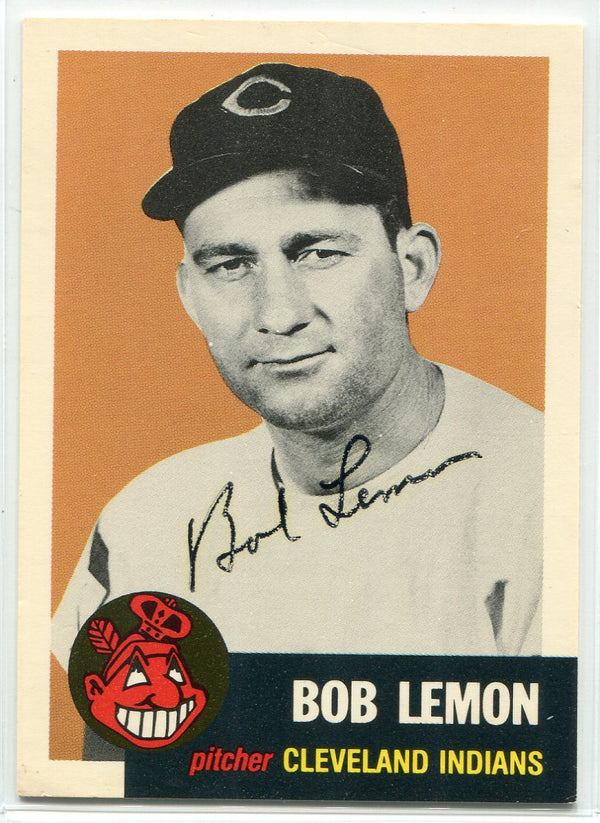 Bob Lemon Autographed Topps Archive Card