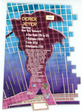 Derek Jeter 1999 Topps Stadium Club Illuminator Card #T9C
