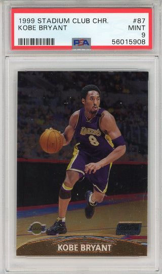 Kobe Bryant 1999 Stadium Club Chrome Card #87 (PSA)