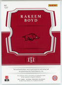 Rakeem Boyd Autographed 2021 Panini National Treasures Rookie Collegiate Jersey Card