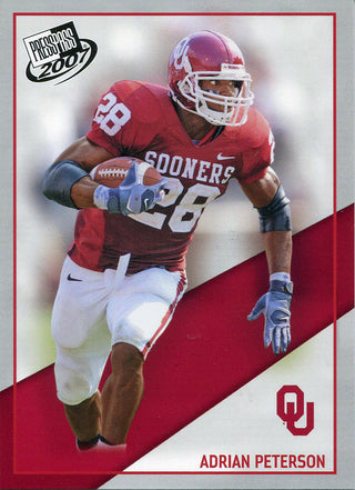 Adrian Peterson Unsigned 2007 Press Pass Rookie Card