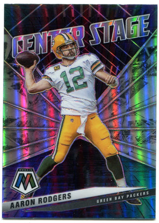Aaron Rodgers Panini Mosaic Center Stage 2021