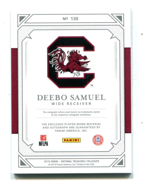 Deebo Samuel 2019 Panini National Treasures #130 Card