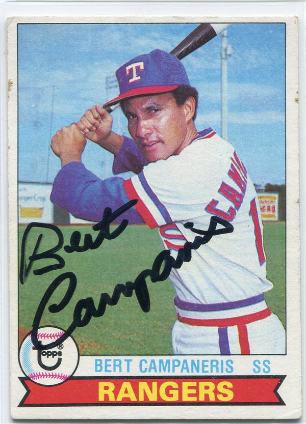 Bert Campaneris Autographed 1979 Topps Card #620