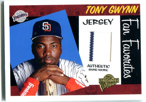 Tony Gwynn 2005 Topps Game-Worn Jersey Card #47/200