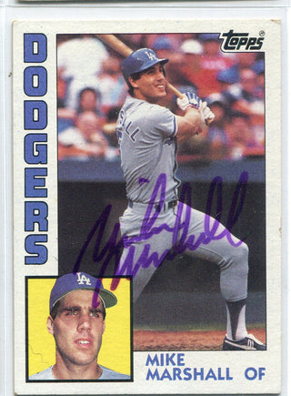 Mike Marshall Autographed 1984 Topps Card #634