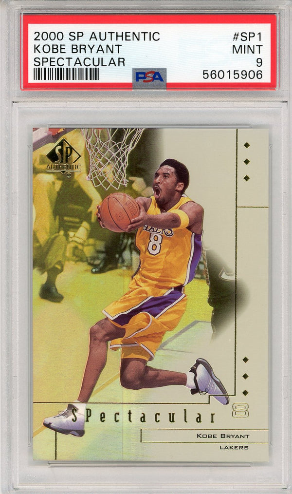 Kobe Bryant 2000 Upper Deck SP Authentic Spectacular Card #SP1