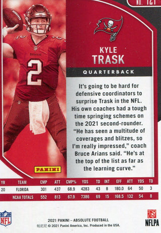 Kyle Trask 2021 Panini Absolute Rookie Card