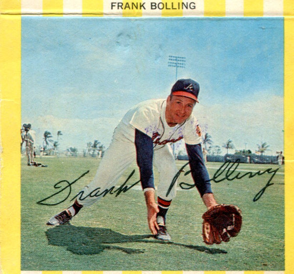 Frank Bolling 1969 Kahn Card