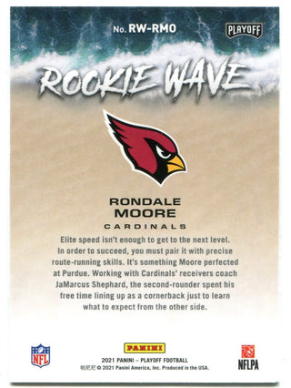 Rondale Moore Panini Playoff Rookie Wave 2021