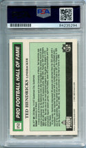 Ted Hendricks 1990 Autographed Swell Football Card (PSA)