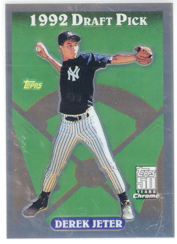 Derek Jeter 2000 Topps Chrome 50 Years Card #98