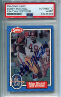 Bobby Mitchell 1988 Autographed Swell Football Card (PSA)