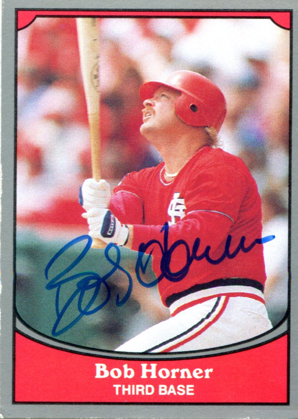Bob Horner - Autographed Signed Baseball