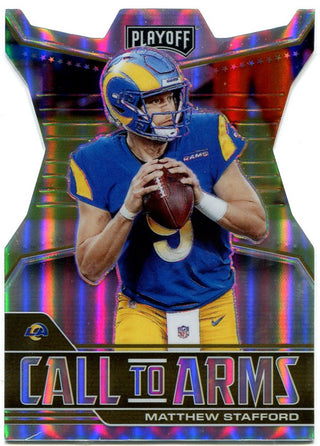 Matthew Stafford Panini Playoff Call to Arms