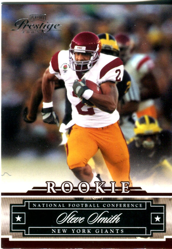 Steve Smith 2007 Playoff Rookie Card