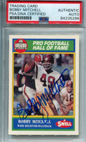 Bobby Mitchell 1990 Autographed Swell Football Card (PSA)