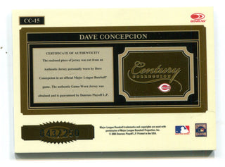 Dave Concepcion 2004 Donruss Century Collection #CC15 /250