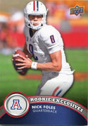 Nick Foles 2012 Upper Deck Rookie Exclusives Rookie Card