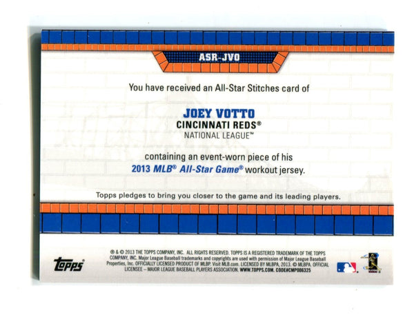 Joey Votto 2013 Topps All Star Workout Jersey Card