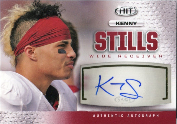 Kenny Stills Autographed 2013 Hit Rookie Card