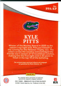 Kyle Pitts 2021 Panini Immaculate Collegiate Autographed Game Worn Jersey Rookie Card 60/99 #PPA-KP