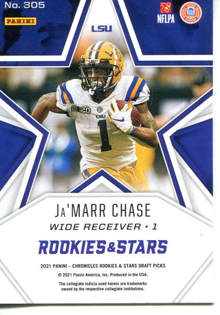 Ja'Marr Chase 2021 Panini Rookies & Stars Rookie Card