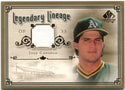 Jose Canseco Legendary Lineage Legendary Cuts Jersey Card