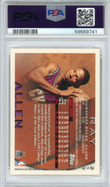 Ray Allen 1996 Topps Rookie Card #217 (PSA NM-MT 8)