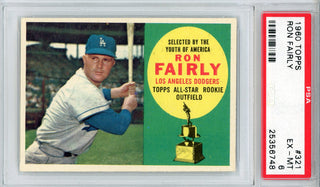 Ron Fairly 1960 Topps Card #321 (PSA EX-MT 6)