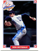 All Star Autographs Don Drysdale 1993